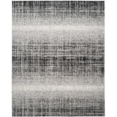 Safavieh 2 ft.6 in. x 4 ft. Adirondack Power Loomed Accent Area Rug Silver & Black ADR116A-24